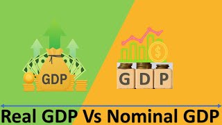 REAL GDP Vs NOMINAL GDP MACROECONOMICS [upl. by Munsey]