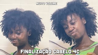 FINALIZAÇÃO para cabelo CRESPO 4Cvolume e definição [upl. by Behn]