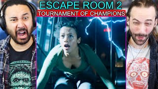 ESCAPE ROOM TOURNAMENT OF CHAMPIONS TRAILER REACTION Escape Room 2 Official [upl. by Sirois524]