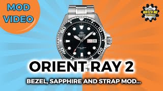 Orient Ray 2 modifications Come and watch how this bargain Japanese diver can be transformed [upl. by Ninon]