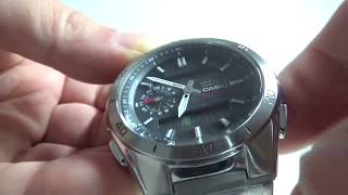 Casio WVAM650D1AJF Wave Ceptor Mens Analogue Digital WVAM650D1A [upl. by Eelymmij]