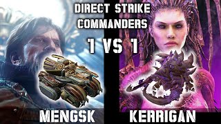 Mengsk vs Kerrigan absolute brute force Shadow saved my ass  Direct Strike Commanders 1vs1 [upl. by Nancey]