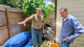 Explaining biodigester dunnage bag storage with Jorge [upl. by Gwenni634]