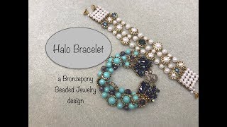 Tubular Netting Bracelet Tutorial [upl. by Nivanod]