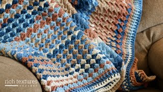 Boardwalk Blanket Crochet Pattern [upl. by Aratak]