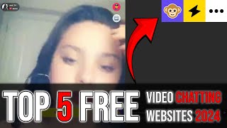 Top 5 FREE Random Video Chatting Websites  Best OMEGLE ALTERNATIVES in 2024 [upl. by Renelle]