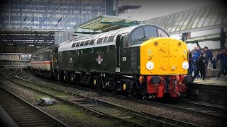 D213 Andania with The WHISTLING Highlander Crewe amp Carlisle 24th February 2024 [upl. by Essila]