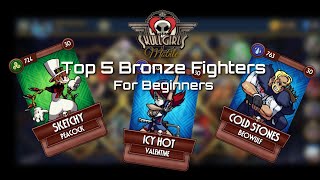 Top 5 Bronze Fighters You Can Invest In Skullgirls Mobile As A Beginner  Mist SGM [upl. by Sirref550]