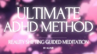 SHIFT TONIGHT WITH ADHD  NON VIZUALISATION METHOD  8D Theta Waves [upl. by Yoshi412]