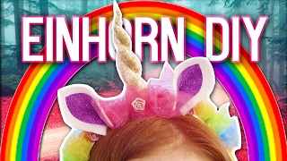 DIY Einhorn Kostüm in 10 Minuten selber machen l Last Minute Unicorn Costume l DIY or DIDont [upl. by Tana]