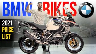 2021 All BMW Bike Price In India Latest List 🏍️💥 Ft BMW S 1000 RR BMW G 310 GS amp BMW GS 1250 🏞️ [upl. by Hemphill]