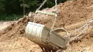 Bucyrus Erie 22B dragline 2005 Part 2 [upl. by Eenet526]