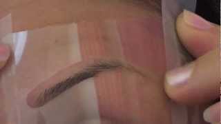 EYEBROWS SOPRACCIGLIA PERFETTE 1  Tutorial STENCIL  Video HD  SUB ITA [upl. by Dori]