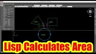 Lisp autocad  Lisp calculates area [upl. by Tawnya]