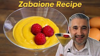 How to Make ZABAGLIONE RECIPE Like my Italian Great Grandfather [upl. by Annissa543]