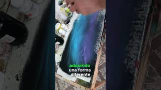 ¿Qué pasa cuando comenzamos a hacer una obra de Arte Abstracta arte arteabstracto shorts [upl. by Auka]