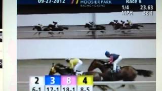 Witness a miracle at Hoosier Park racetrack 92712 [upl. by Yditsahc]