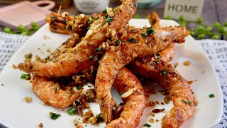 Your Family Will Love This Crispy Salt amp Pepper Shrimp 香脆椒盐虾 Chinese Prawn Recipe [upl. by Eeniffar]