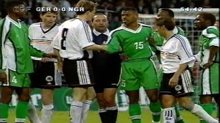 Germany vs Nigeria 1998 Friendly Match  Extended Highlights [upl. by Dlorrej450]