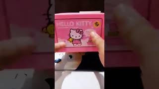 🎀🤩LETS PLAY HELLO KITTY COIN BANK ASMR🎀🤩 shortfeed shorts asmrsounds [upl. by Airpal]