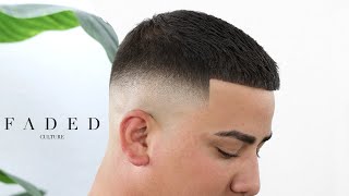 BARBER TUTORIAL  EASY MID FADE STEPS [upl. by Marb]