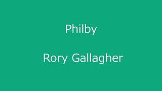 Philby Rory Gallagher guitar tab score [upl. by Keyes]