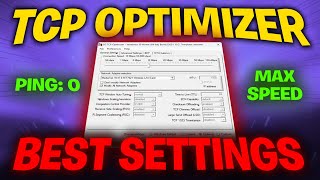 TCP Optimizer  Best settings for Gaming to Increase speed and reduce ping delay [upl. by Muryh]