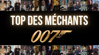 Top des méchants de JAMES BOND  le Bond les brutes et les truands [upl. by Corder]