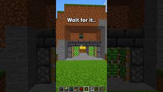 Minecraft Secret Door At Different Times [upl. by Nauqram]