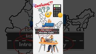 📌Interstate Supply vs Intrastate Supply Supply under GST CA Final shorts short youtubeshorts [upl. by Rendrag320]