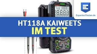 Digital Multimeter Review HT118A von KAIWEETS im Test 2021 [upl. by Erastatus]