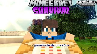 gamemode creative in my Survival Series  Minecraft Survival Series Part 8 [upl. by Rosalee]