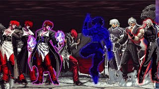 KOF Mugen Orochi Iori Yagami AD Team Vs Super Orochi Ultimate Rugal Team [upl. by Amre]