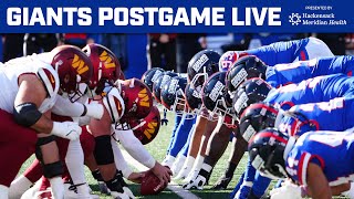 Giants Postgame Live Giants vs Commanders Week 9  Postgame Recap amp Analysis [upl. by Conners218]