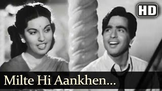 Milte Hi Aankhen HD  Babul Songs  Dilip Kumar  Nargis  Talat Mahmood  Filmigaane [upl. by Iluj]