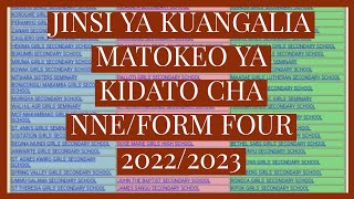 JINSI YA KUANGALIA MATOKEO YA KIDATO CHA NNEFORM FOUR20222023 [upl. by Bronez299]