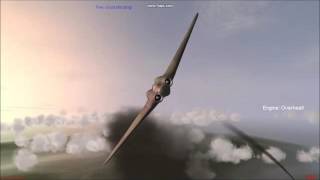 Horten Ho 229 Gotha Go 229 Vs B17s Simulated Combat [upl. by Tillo]