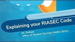 Explaining Your RIASEC Code [upl. by Laroc354]