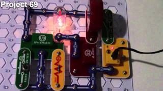 ELENCO Snap Circuits Projects 67  76 [upl. by Redyr]