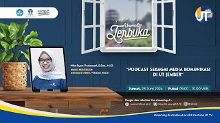 Podcast sebagai Media Komunikasi di UT JemberSeputar UT [upl. by Elonore617]