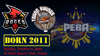 PEBA Juniors 2011  vs Young Vikings  Al Wasl Sports Club Dubai October 13 2024 [upl. by Erdnoid223]