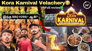 Kora food street velachery🥳 ஜொலி ஜொலிகுதே பிரம்மாண்டமாய்😂Kora karnival velachery🔥  mynameizkhan [upl. by Aicenad]