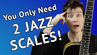 2 Jazz Scales Are All You Need  Improvise Over Every Chord Type [upl. by Nylodam]