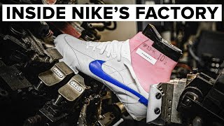 Nike FINALLY let us into their football boot factory [upl. by Yenruogis]