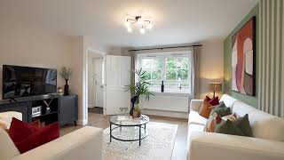 Barratt Homes Mewstone 3 bedroom show home [upl. by Enyrhtac]