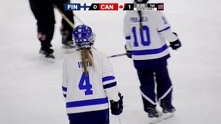 2017 World Ringette Championships Canada vs Finland Senior Game 1 [upl. by Belmonte]