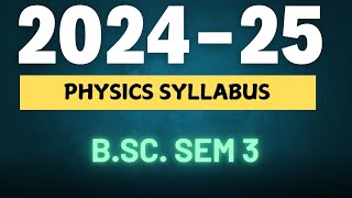 Bsc 2nd Year 3rd Semester Physics Syllabus  Electromagnetic Theory and Modern Optics [upl. by Lody491]