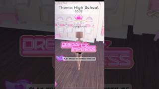 Dress To Impress  high school theme 📚📖✍🏻 gameplay roblox robloxshorts [upl. by Willa428]