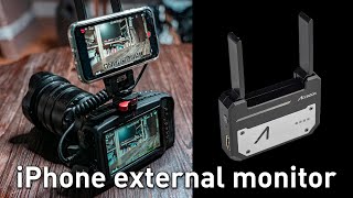 GEARUsing iPhone as a BMPCC4K external monitor CineEye wireless video transmitter [upl. by Beitnes]