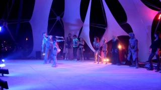 Wanderlust Circus Fight Scene  Burning Man 2011 [upl. by Suiram]